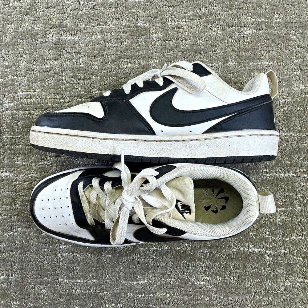Nike Court Borough Low Recraft DV5456-131 Colorblock black Sneaker Boys 5.5Y